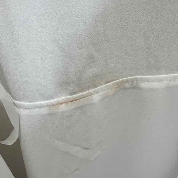 Revolve Superdown Charlee Frill Cami Dress In White Size Medium Smocked Bride - Picture 10 of 10